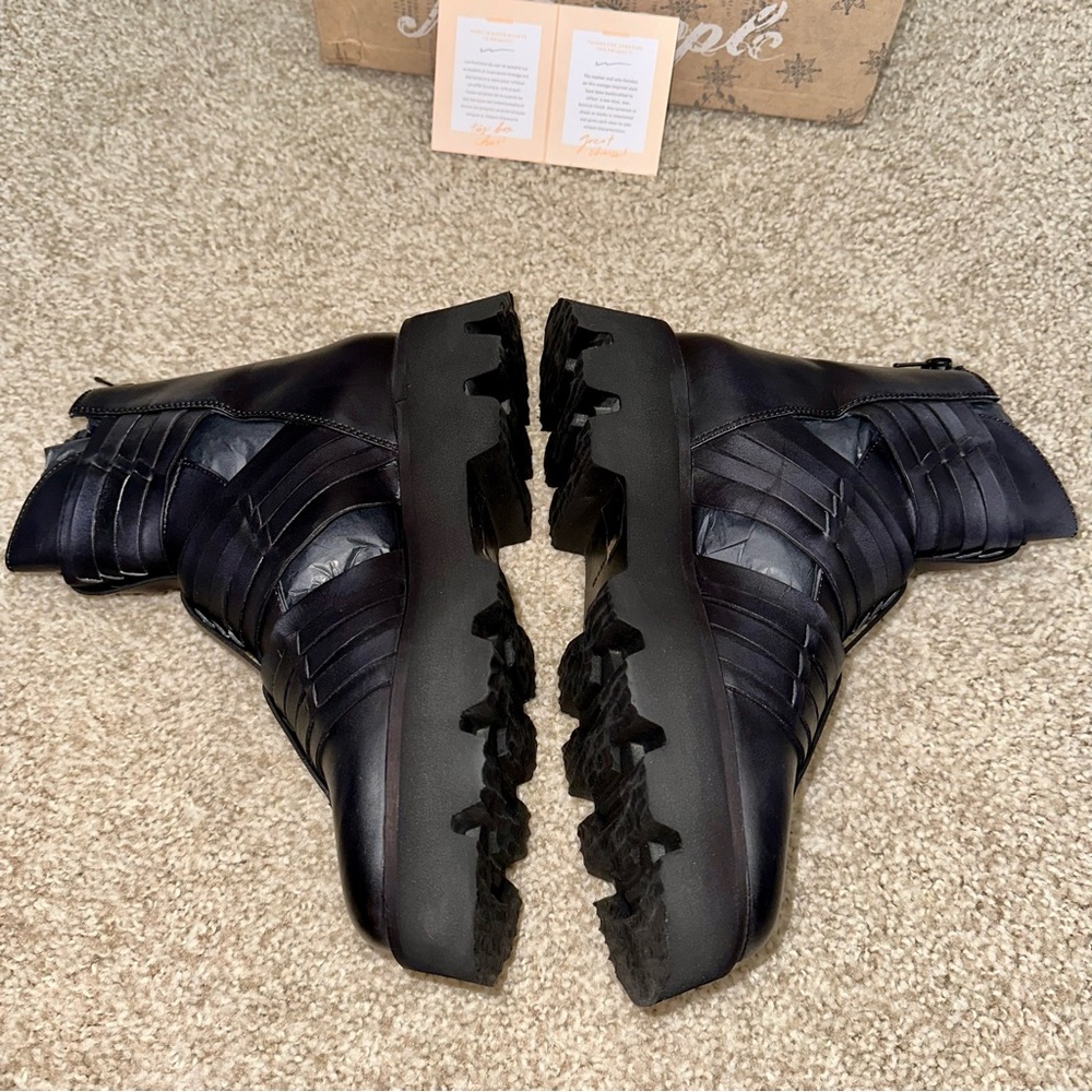 FREE PEOPLE Leather Boots - Picture 9 of 14